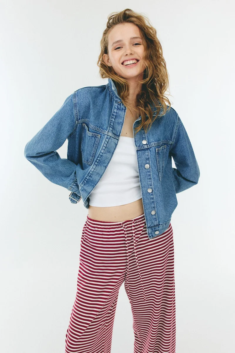 اتش اند ام بنطلون برباط وقصّة مستقيمة